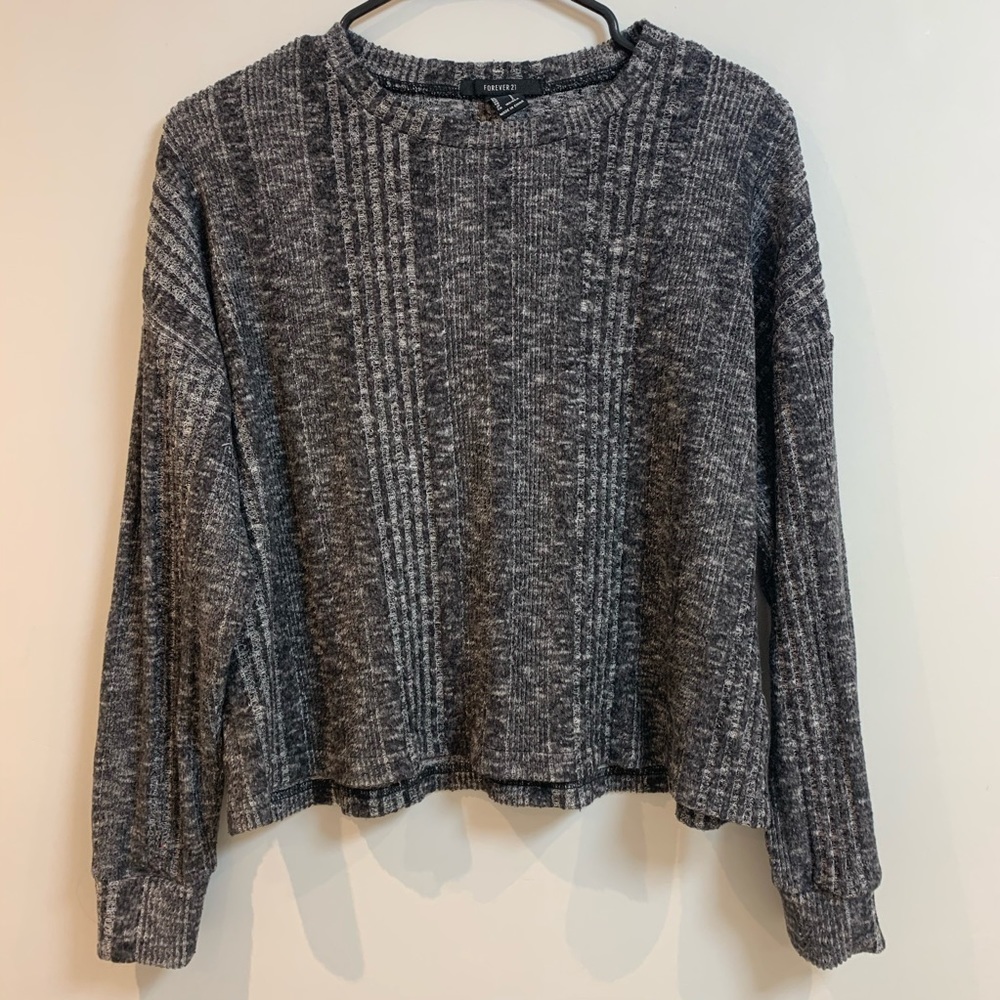 Forever 21 | Grey Soft Crewneck Sweater